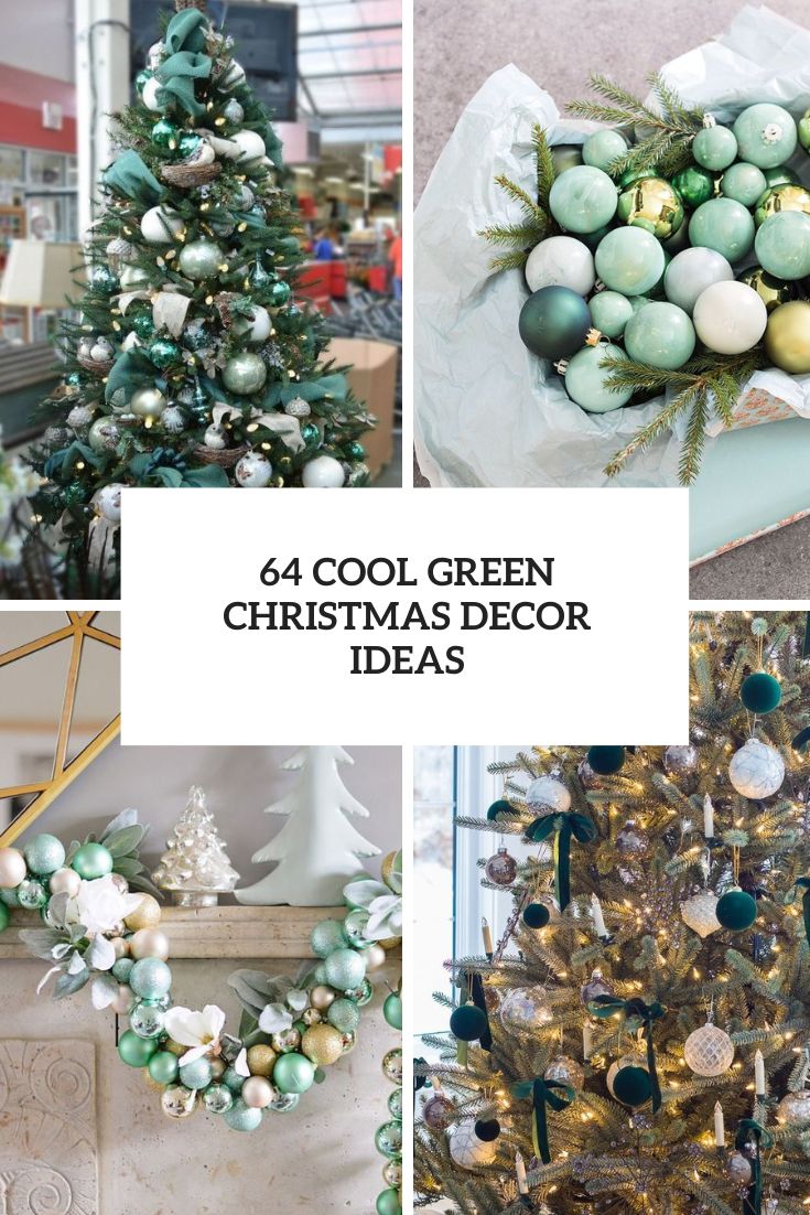 cool green christmas decor ideas cover