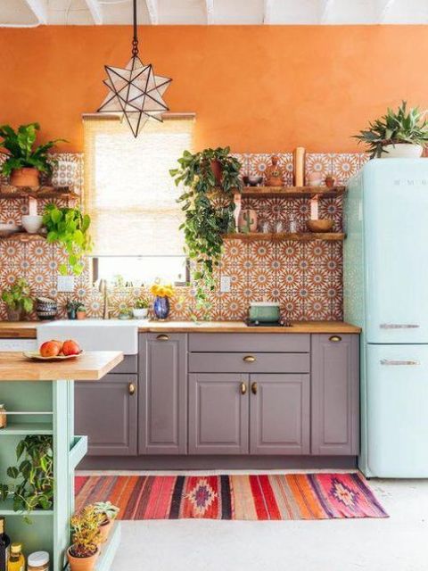 93 Bright And Colorful Kitchen Design Ideas - DigsDigs