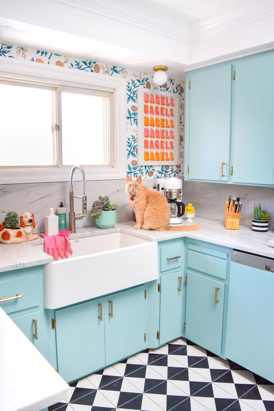 93 Bright And Colorful Kitchen Design Ideas - DigsDigs