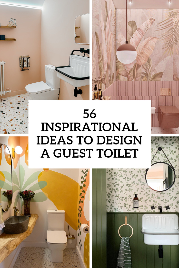 65 Inspirational Ideas To Design A Guest Toilet - DigsDigs