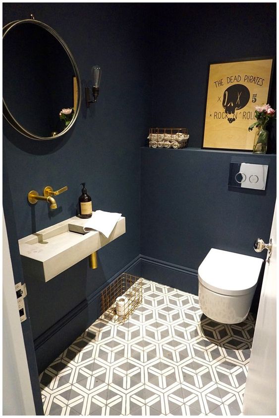 65 Inspirational Ideas To Design A Guest Toilet
