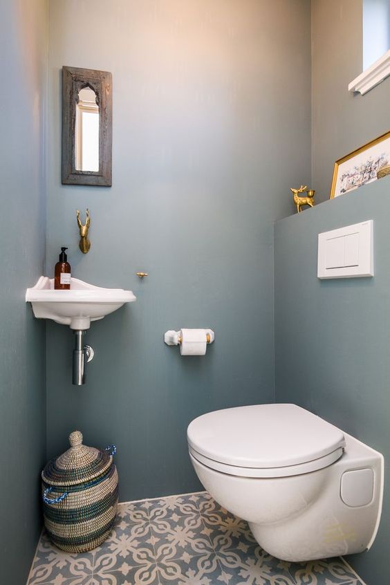 65 Inspirational Ideas To Design A Guest Toilet - DigsDigs