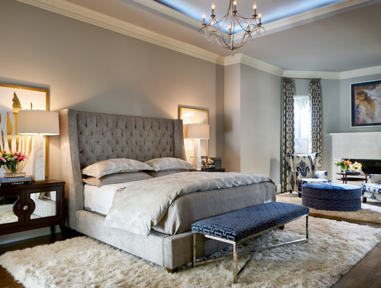 47 Beautiful  Blue And Gray  Bedrooms  DigsDigs