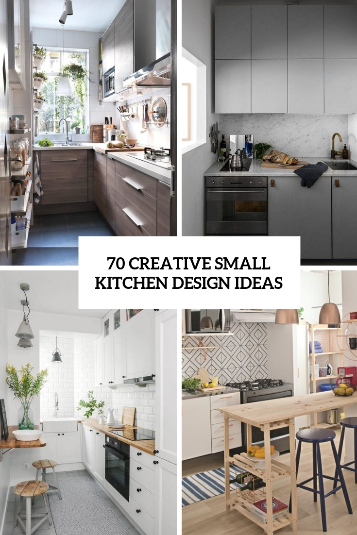 70 Creative Small Kitchen Design Ideas - DigsDigs