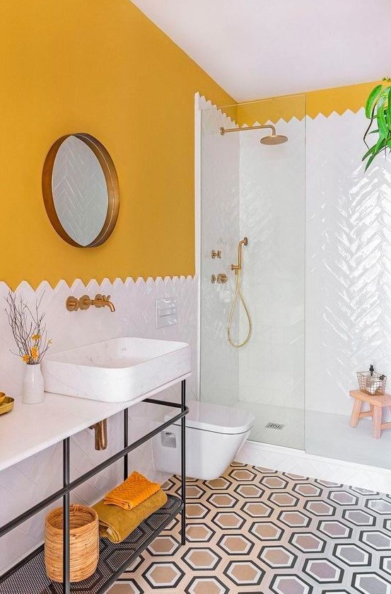 Yellow Bathroom Color Ideas