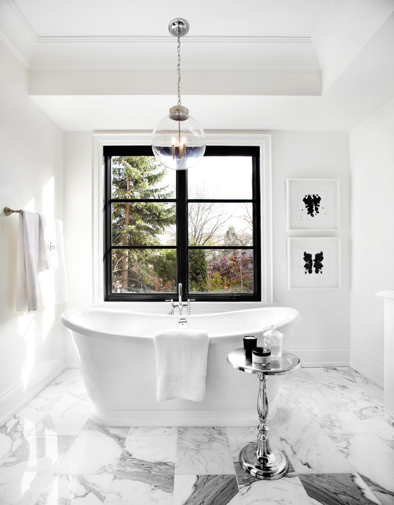 8 Black and White Bathroom Decor Ideas