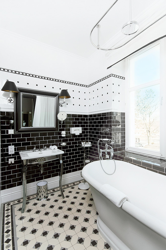 71 Cool Black And White Bathroom Design Ideas Digsdigs