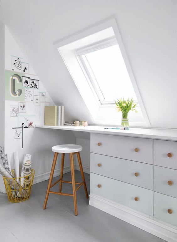 53 Cool Attic Home Office Design Inspirations DigsDigs