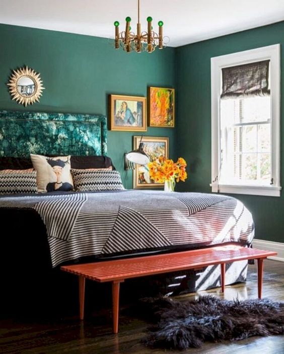 47 Cozy And Inspiring Bedroom Decorating Ideas In Fall Colors - DigsDigs