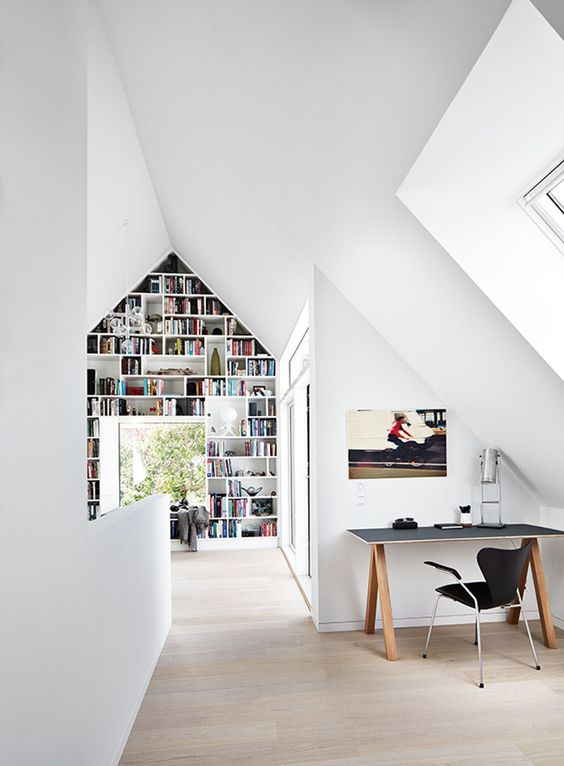53 Cool Attic Home Office Design Inspirations DigsDigs
