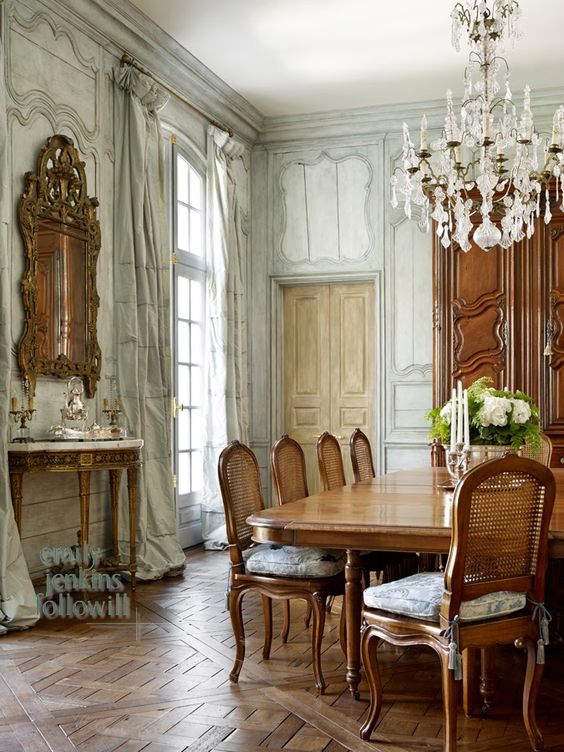 French Inspired Dining Rooms