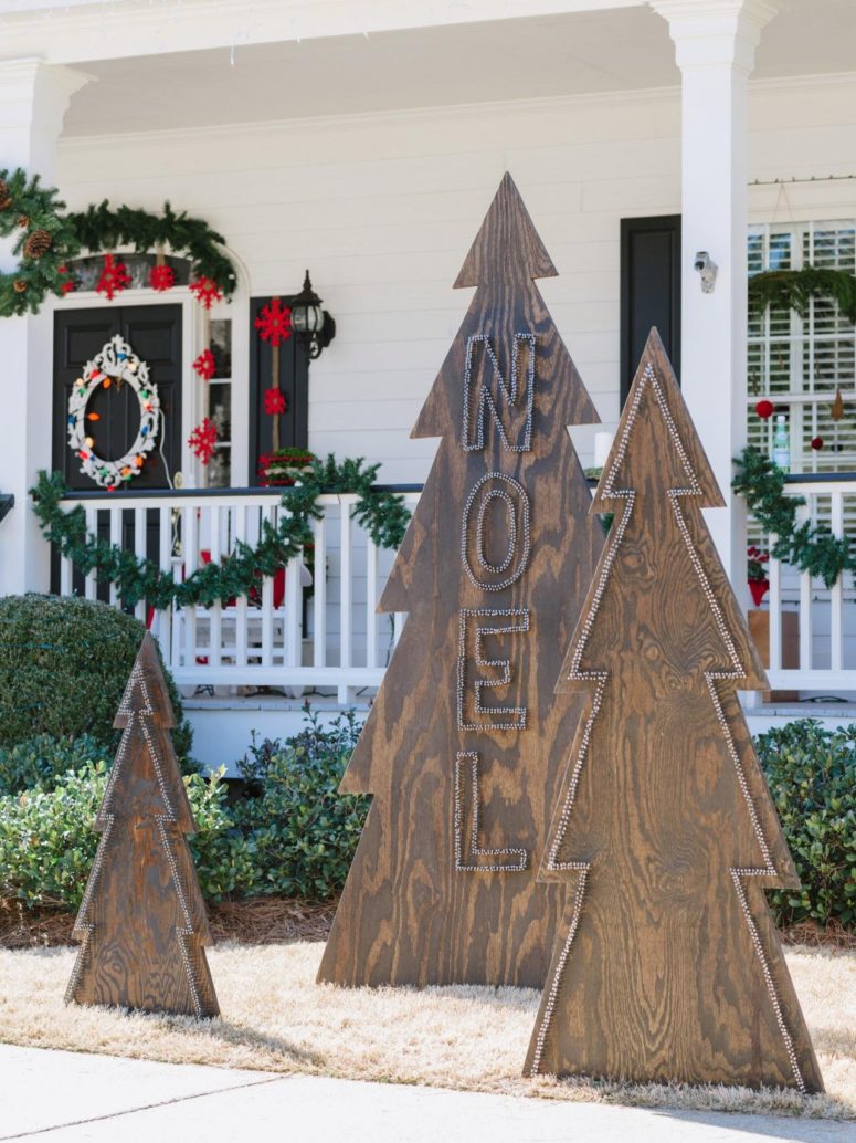 95 Amazing Outdoor Christmas Decorations DigsDigs Outdoor Christmas Yard Decoration
