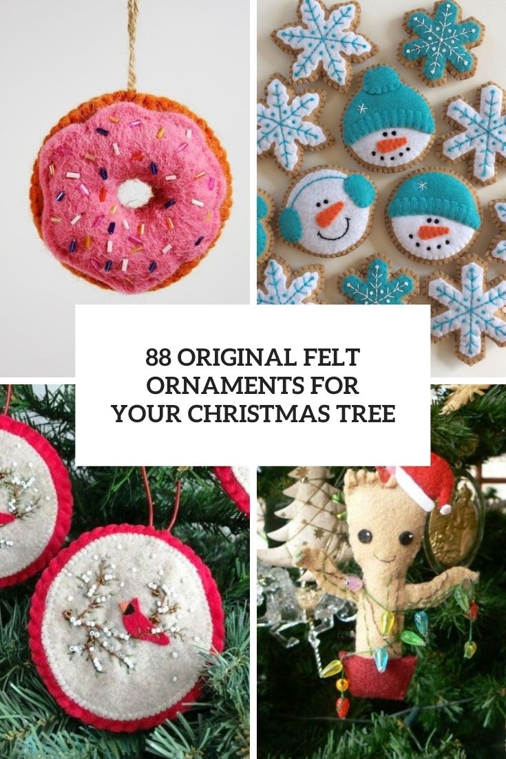 DIY Felt Star Ornaments