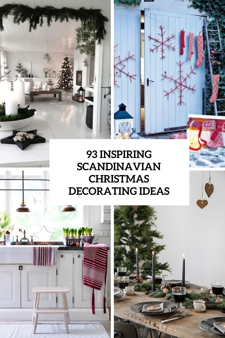 93 Inspiring Scandinavian Christmas Decorating Ideas