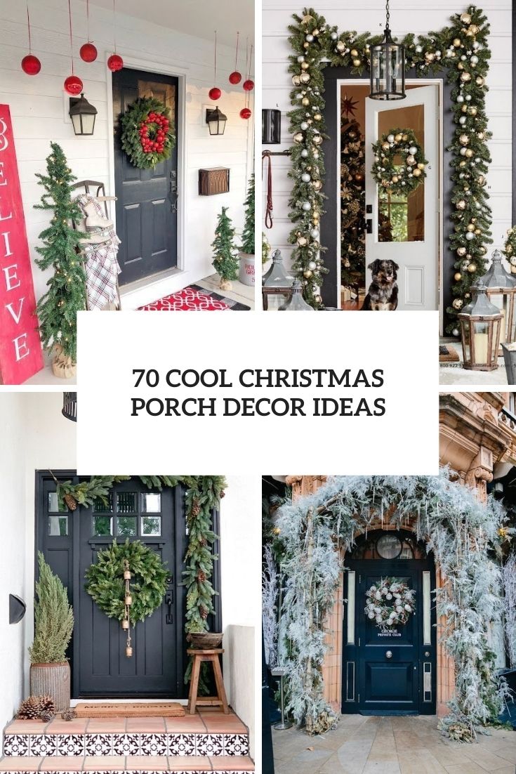 cool christmas porch decor ideas cover