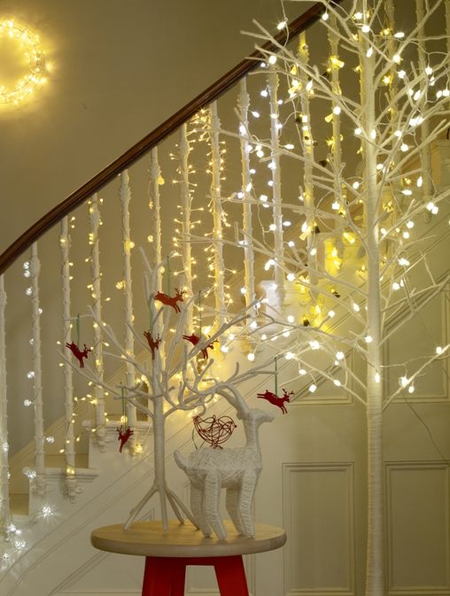 awesome christmas stairs decoration ideas