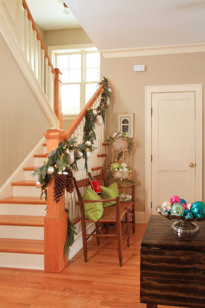 awesome christmas stairs decoration ideas