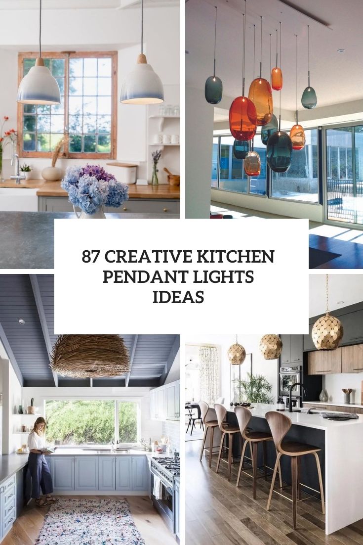 creative kitchen pendant lights ideas cover