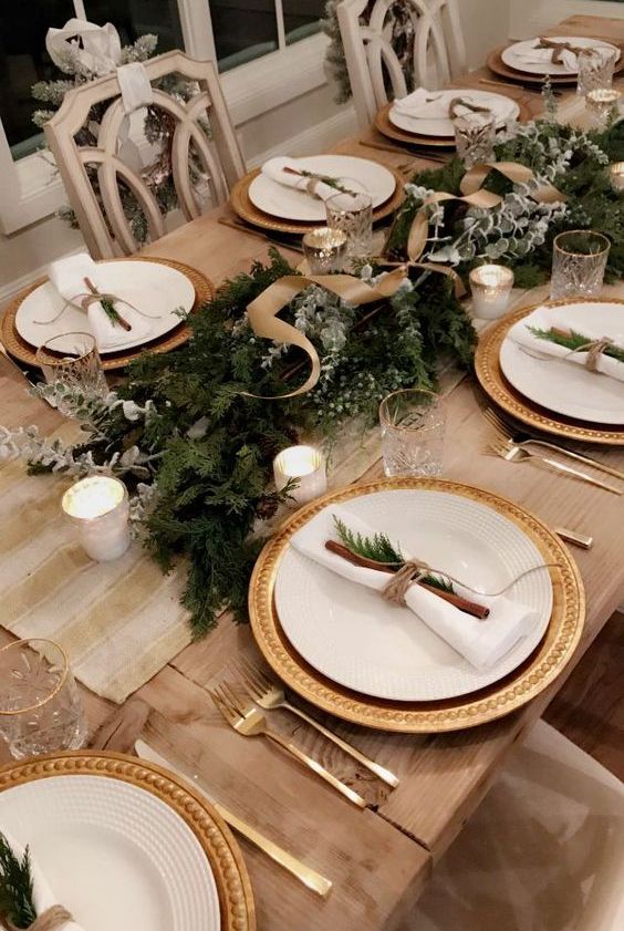 38 Inspiring Rustic Christmas Table Settings DigsDigs 38-inspiring-rustic-christmas-table-settings-digsdigs