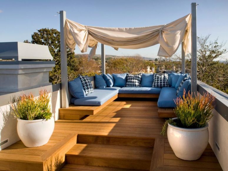 75 Inspiring Rooftop Terrace Design Ideas - DigsDigs on Roof Terrace Garden Design
 id=24489