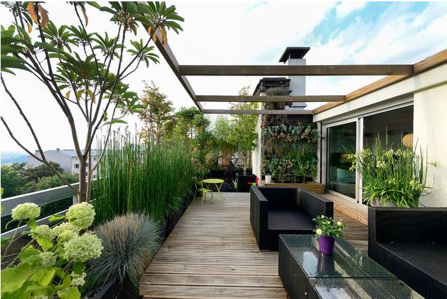 75 Inspiring Rooftop Terrace Design Ideas - DigsDigs on Roof Terrace Garden Design
 id=25031