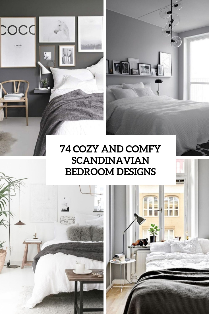 74 Cozy And Comfy Scandinavian Bedroom Designs - DigsDigs