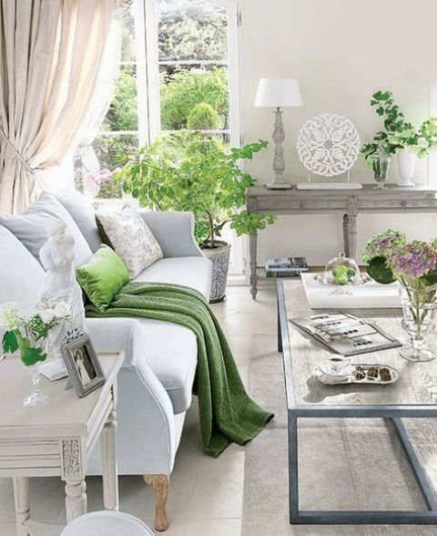 a cozy farmhouse living room design