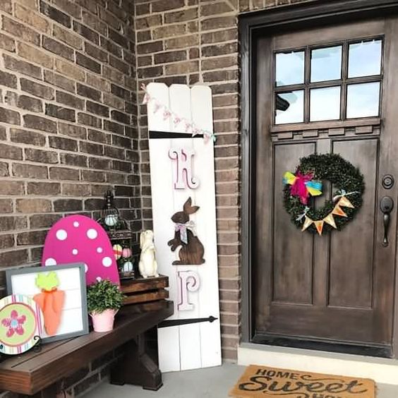 50 Cool Easter Porch Decor Ideas Digsdigs