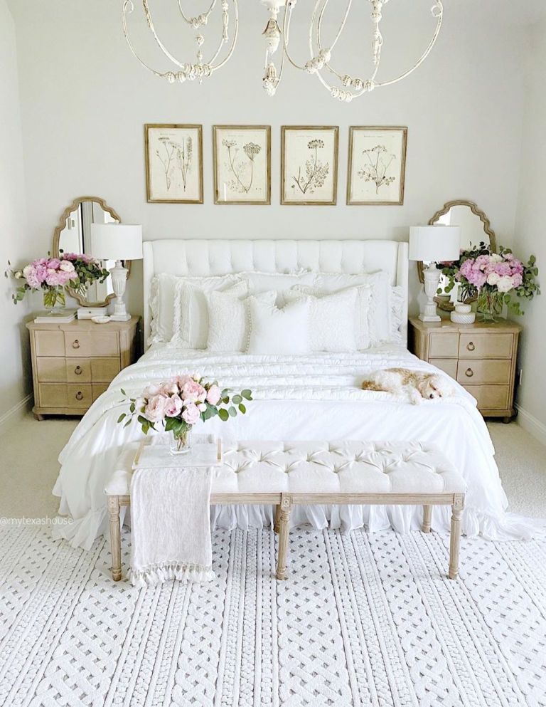 77 Romantic And Tender Feminine Bedroom Design Ideas Digsdigs