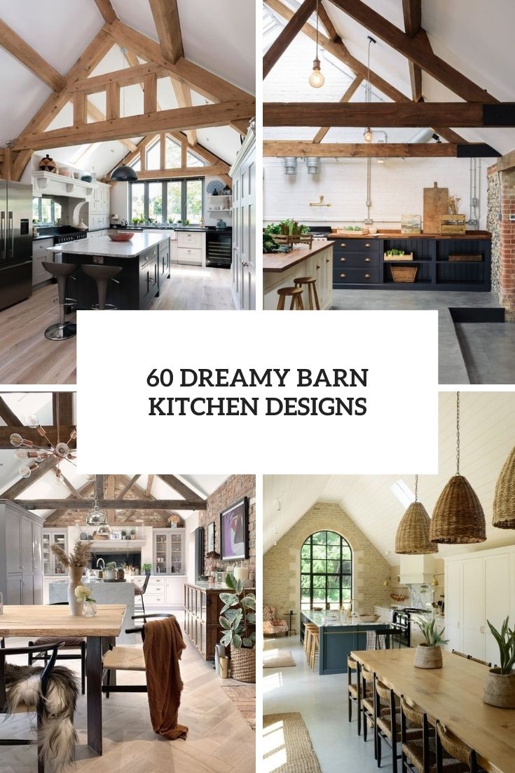 dreamy barn kitchen designs cover
