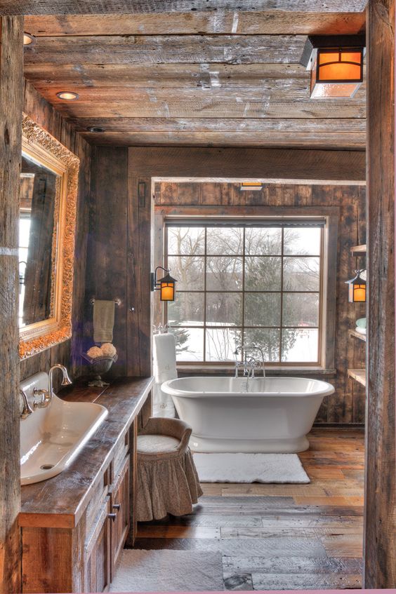 60 Cozy Barn Bathroom Design Ideas DigsDigs