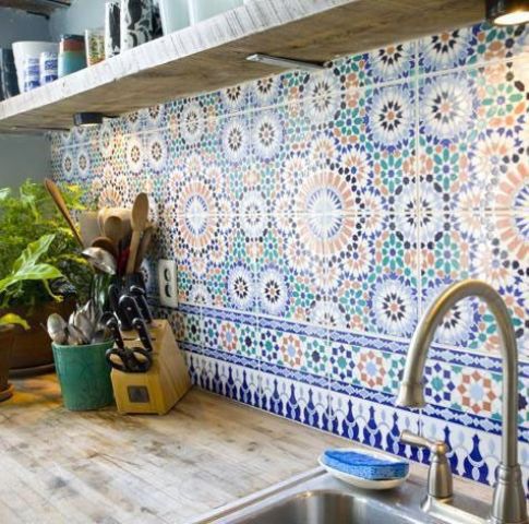 colorful kitchen backsplash ideas