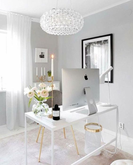 70 Elegant And Exquisite Feminine Home Offices - DigsDigs