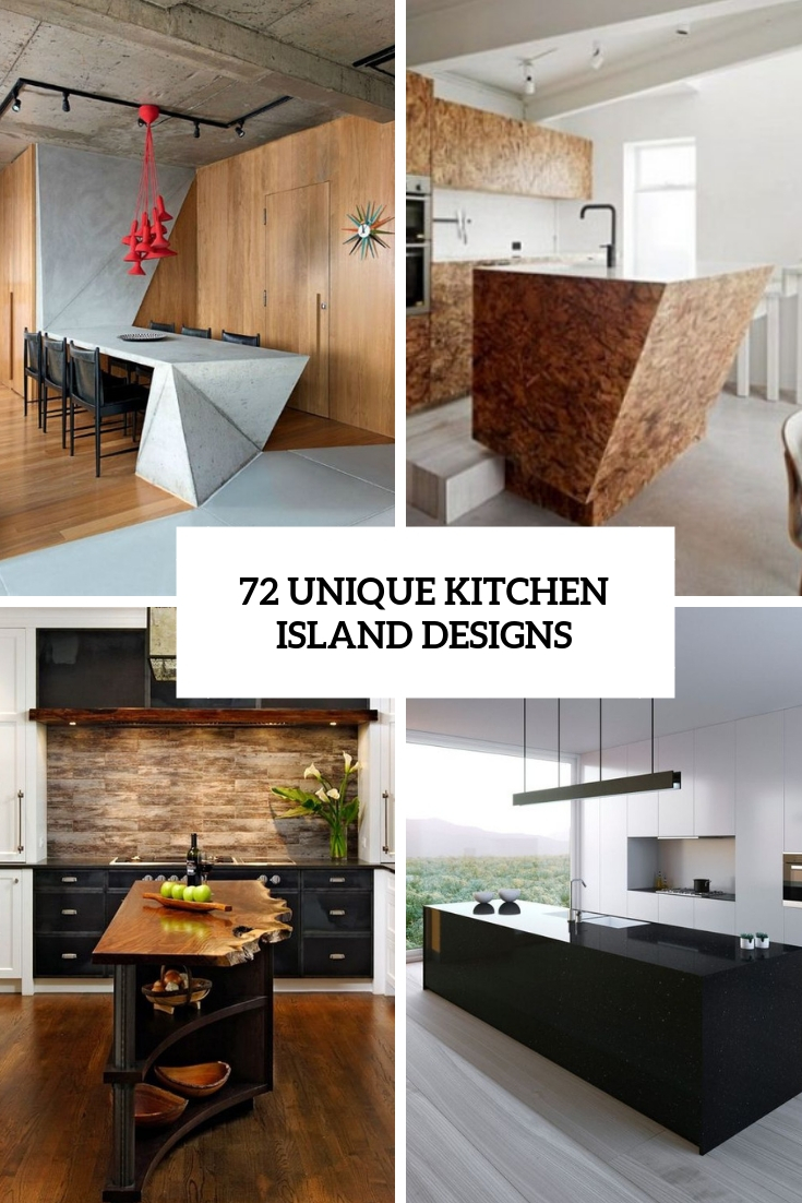 72 Unique Kitchen Island Designs DigsDigs