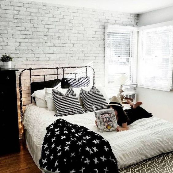 75 Impressive Bedrooms With Brick Walls Digsdigs