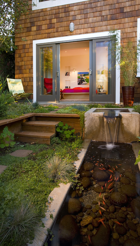 67 Cool Backyard Pond Design Ideas - DigsDigs