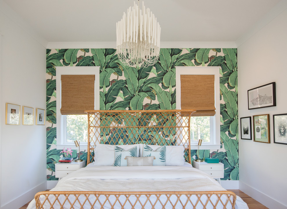 bright tropical bedroom designs