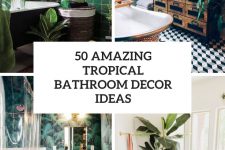 50 amazing tropical bathroom decor ideas cover