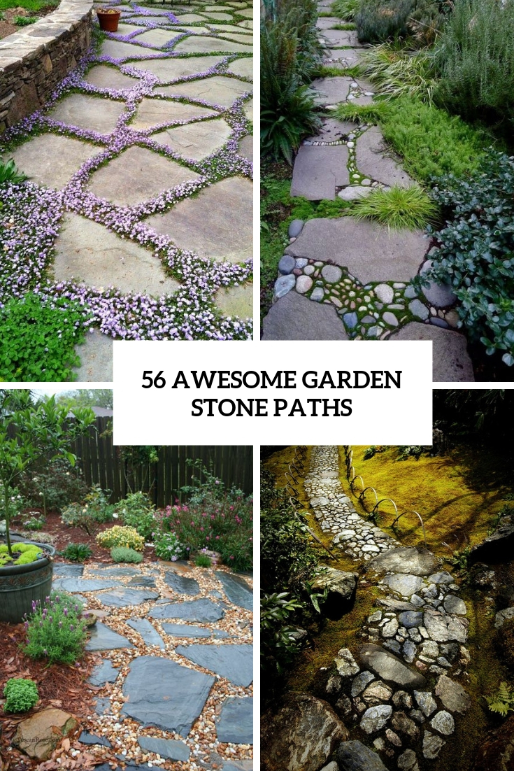 awesome garden stone paths cover