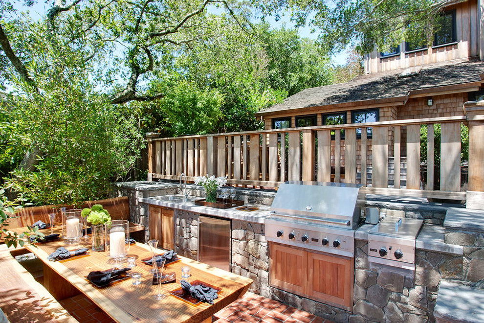 Provide enough seating right next to the cooking station because you'd entertain often.