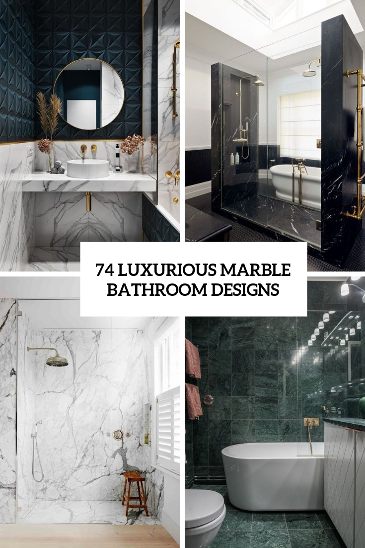 luxurious marble bathroom designs cover