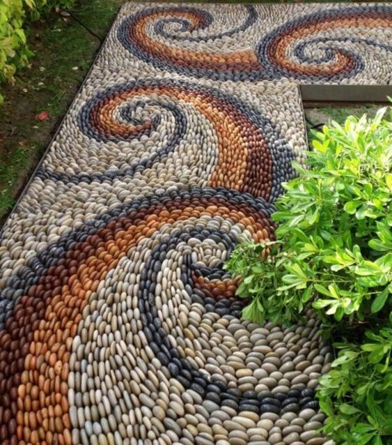 52 Amazing Pebble Garden Paths DigsDigs