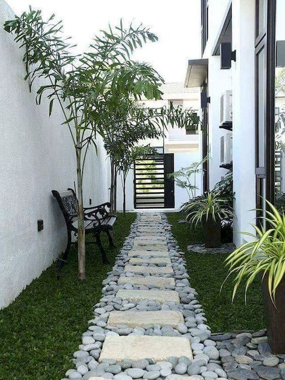 52 Amazing Pebble Garden Paths DigsDigs