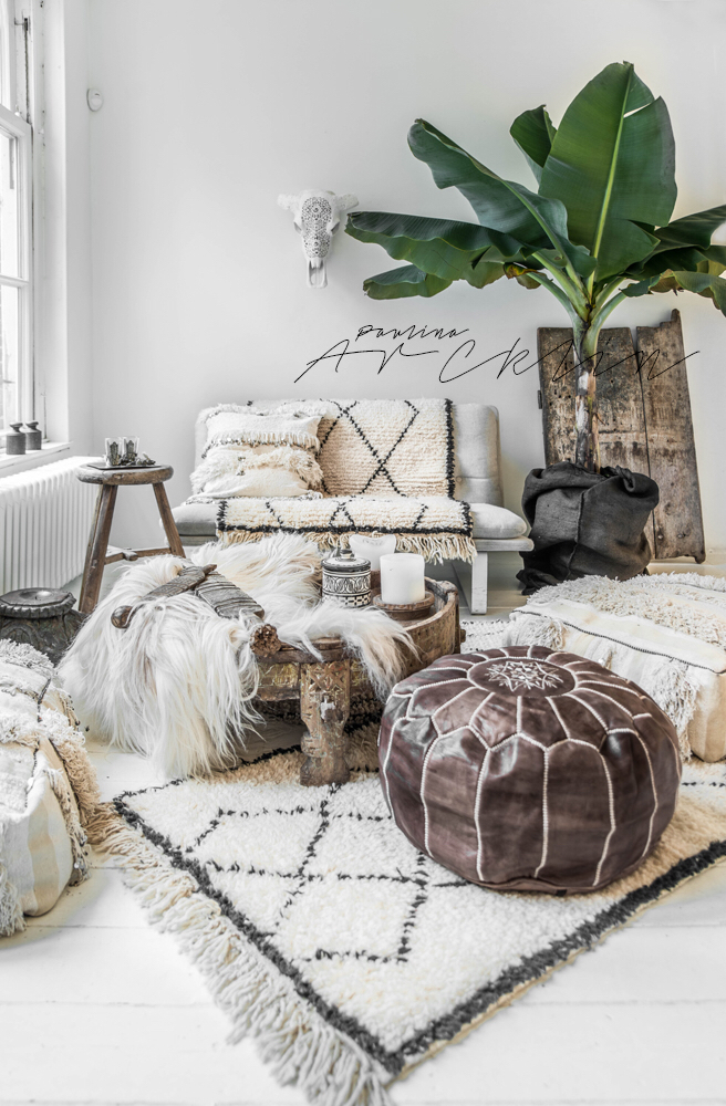 Gray boho living room deals