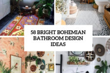 58 bright bohemian bathroom design ideas cover