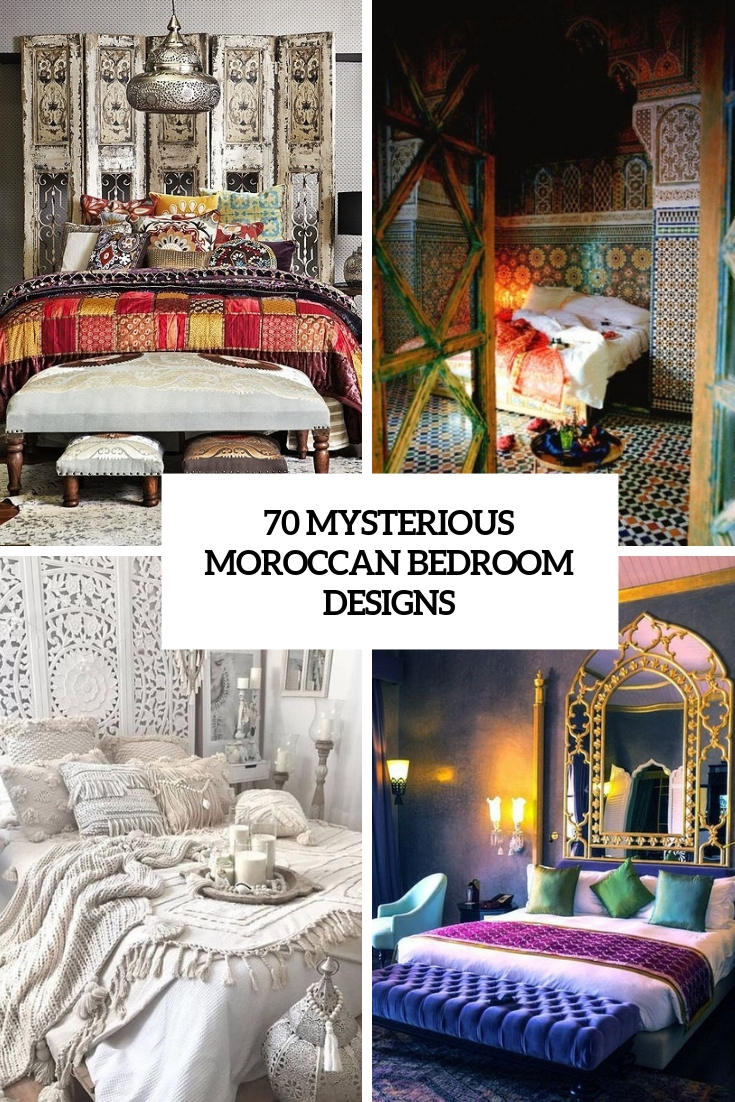 mysterious moroccan bedroom designs cover