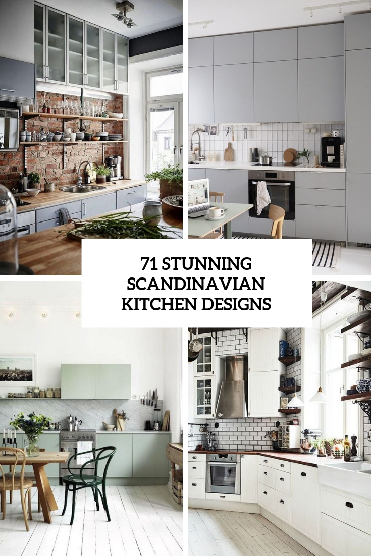 71 stunning scandinavian kitchen designs - digsdigs