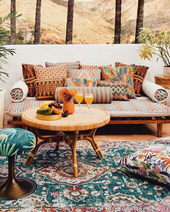 57 Beautiful Bohemian Patio Designs - DigsDigs