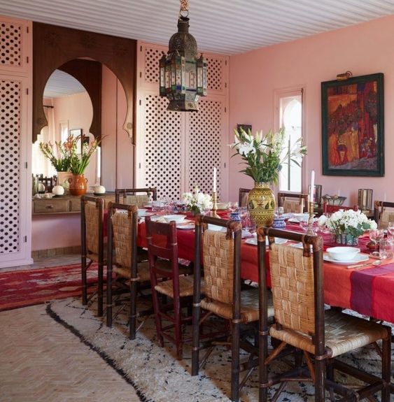 35 Exquisite Moroccan Dining Room Designs DigsDigs