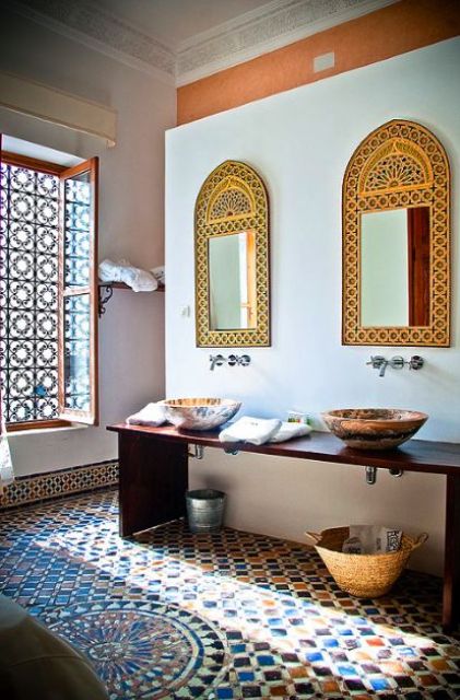 61 Inspiring Moroccan Bathroom Design Ideas Digsdigs